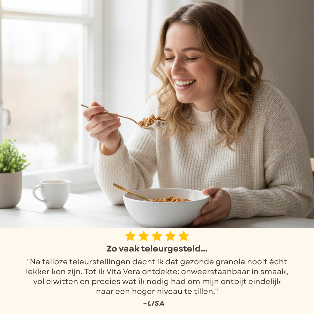 EiwitGranola Vanille-Kaneel