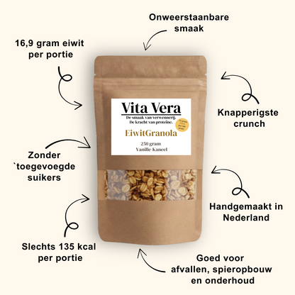 EiwitGranola Vanille-Kaneel